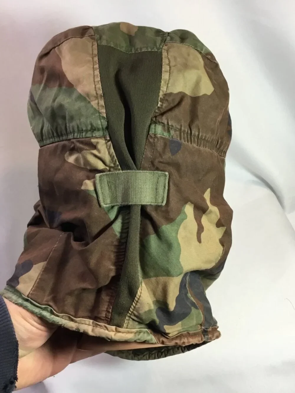 Army Cap Cold Weather Insulated Helmet Liner Woodland Camo Sz 7 3/4